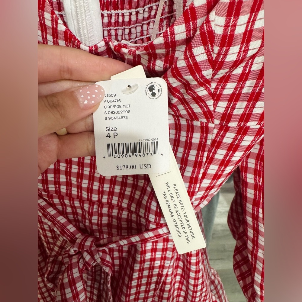 NWT ANTHROPOLOGIE MAEVE OFF THE SHOULDER RUFFLED MINI DRESS - Picture 6 of 6